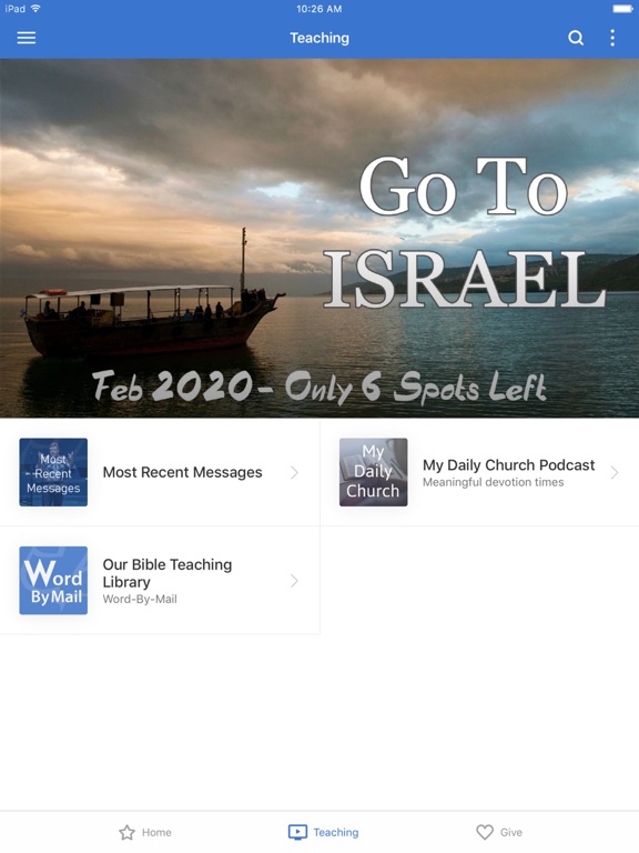 Calvary Chapel Nuevo iPad screenshot 2 - Lifestyle app