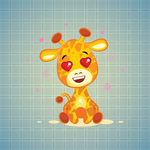 Sticker Me Happy Tiny Giraffe icon