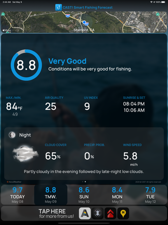 Screenshot #5 pour CAST! Smart Fishing Forecast