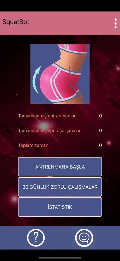 Bacak egzersizleri - Squat Bot