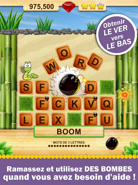 Screenshot #6 pour Word Wow - Help the worm down