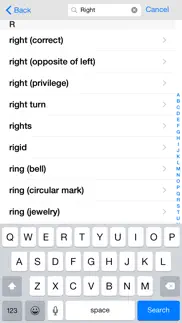 asl dictionary iphone screenshot 1