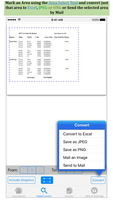 PDF to Excel by PDF2Office screenshot 2 of 4