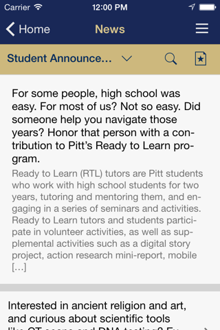 Pitt Mobile screenshot 3