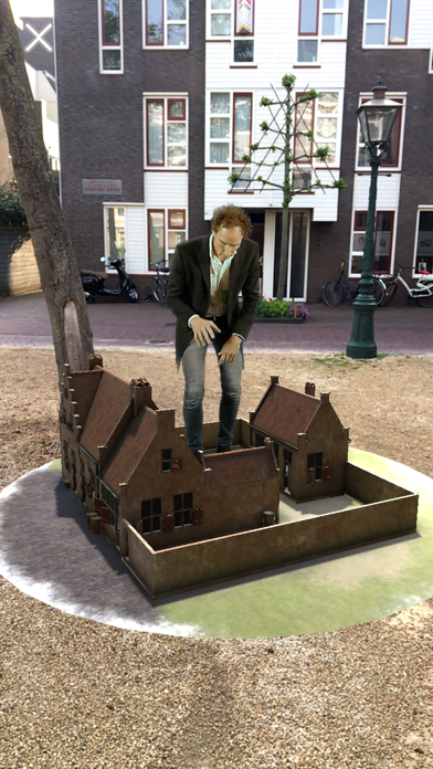 De Leidse AR Rembrandt Route iPhone screenshot