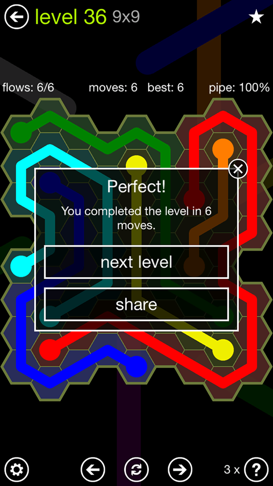 #3. Flow Free: Hexes (iOS) 由: Big Duck Games LLC