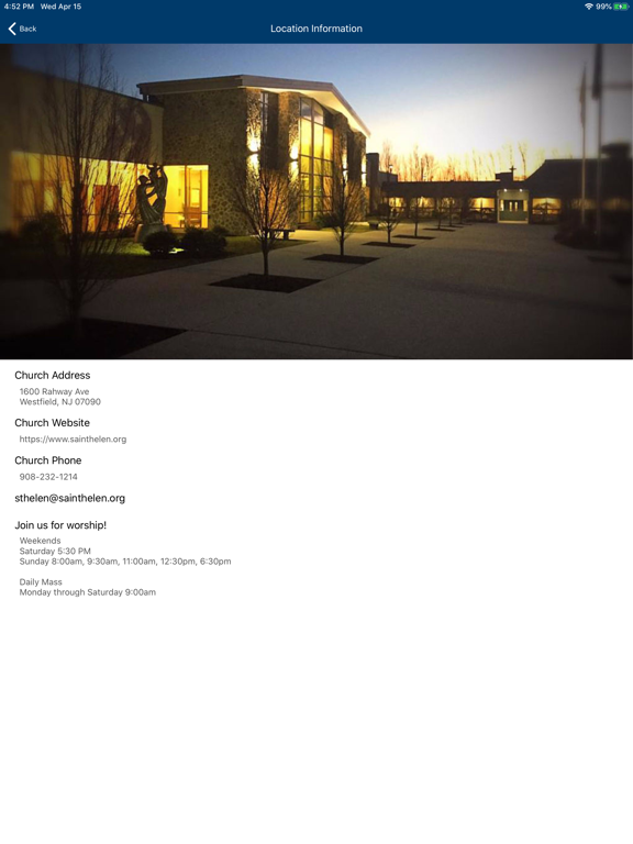 The Parish of Saint Helen iPad screenshot 2 - Lifestyle app