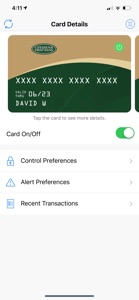 CFB Card Control App screenshot #1 for iPhone
