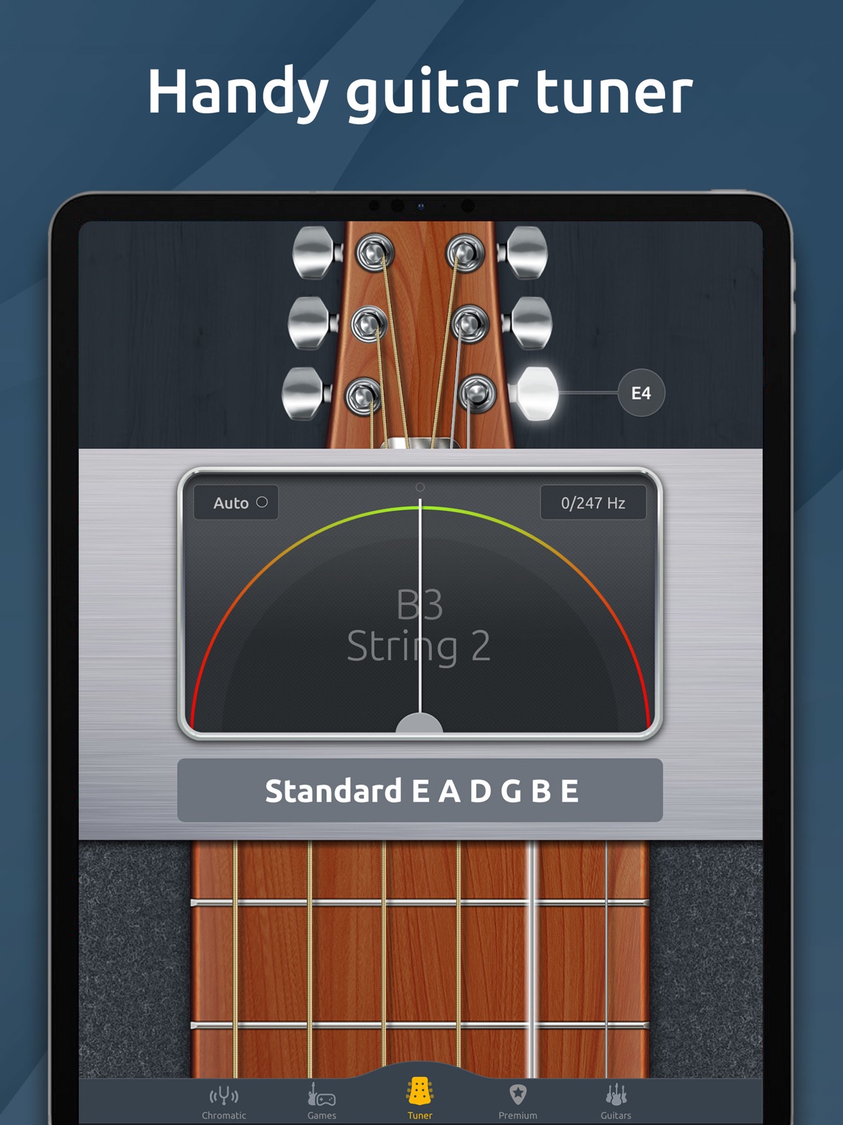 Guitar Tuner - Ukulele & Bass ipad screenshot 3