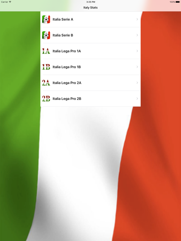 Screenshot #5 pour All Stats Italy