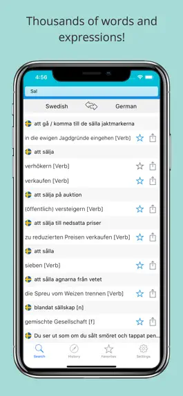 Game screenshot German Swedish Dictionary + apk