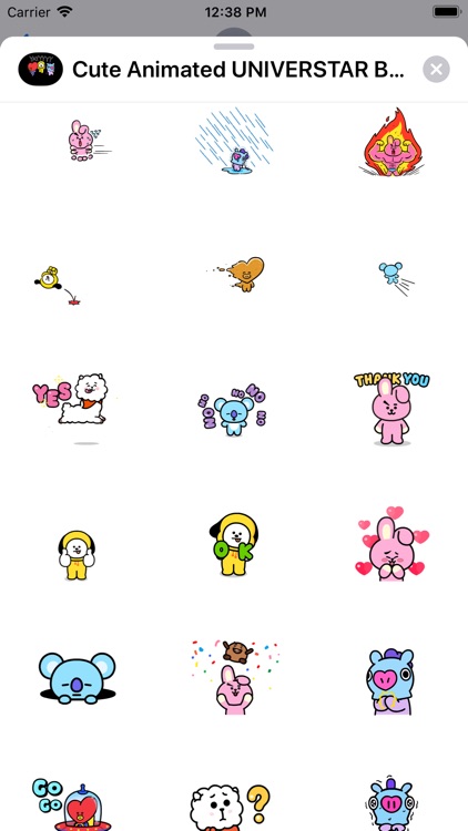 Animated UNIVERSTAR BT21 Stick screenshot-3