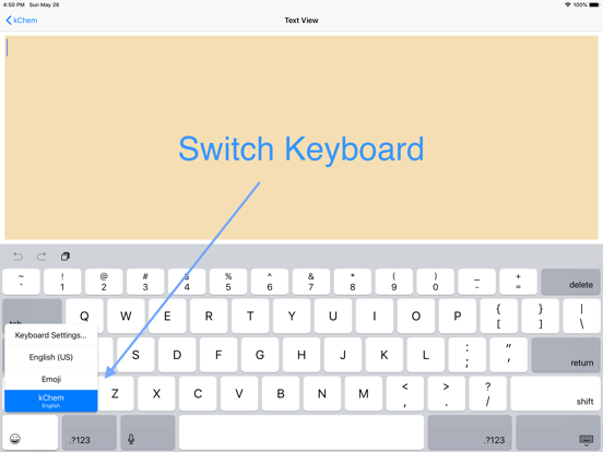 Screenshot #5 for kChem - Chemistry Keyboard