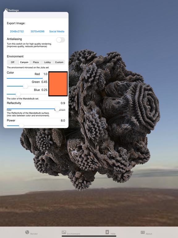 Mandelbulb Raytracer HDのおすすめ画像2