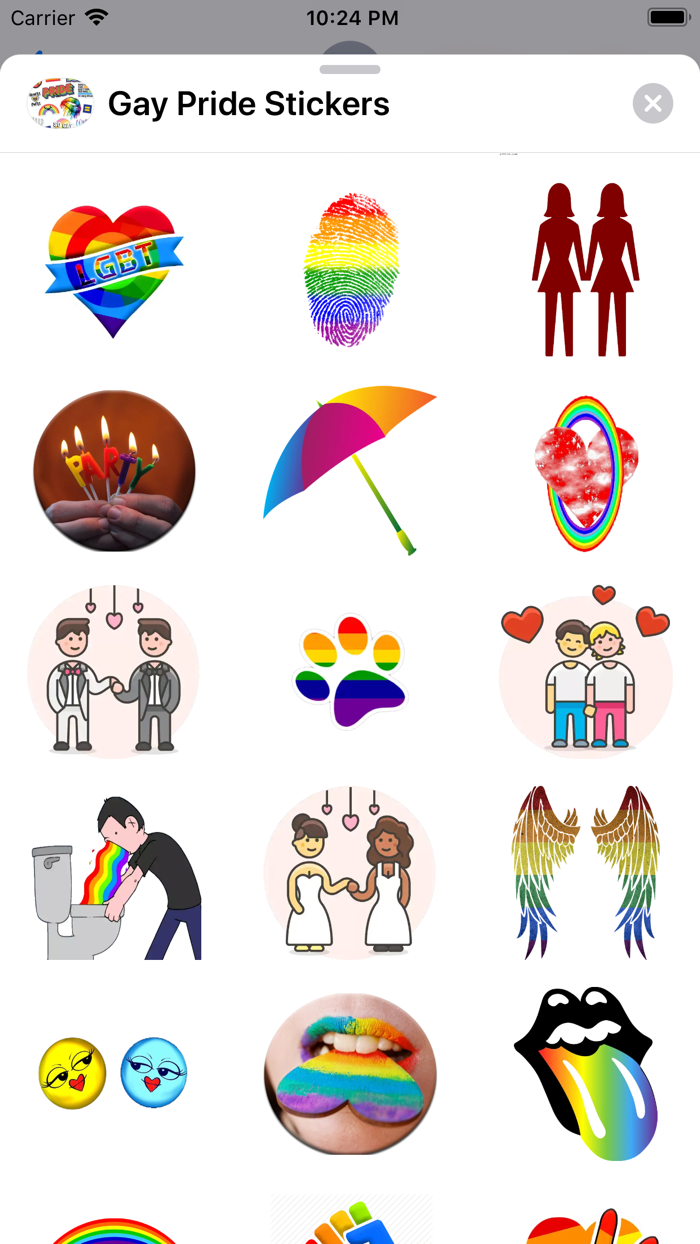 Gay Pride LGBT Rainbow Sticker