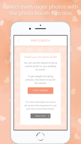 Wedding photo app by Wedbox screenshot