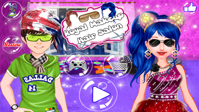 Royal Makeup Salon Girls Games Screenshot