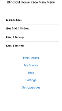Game screenshot Blindfold Horserace apk