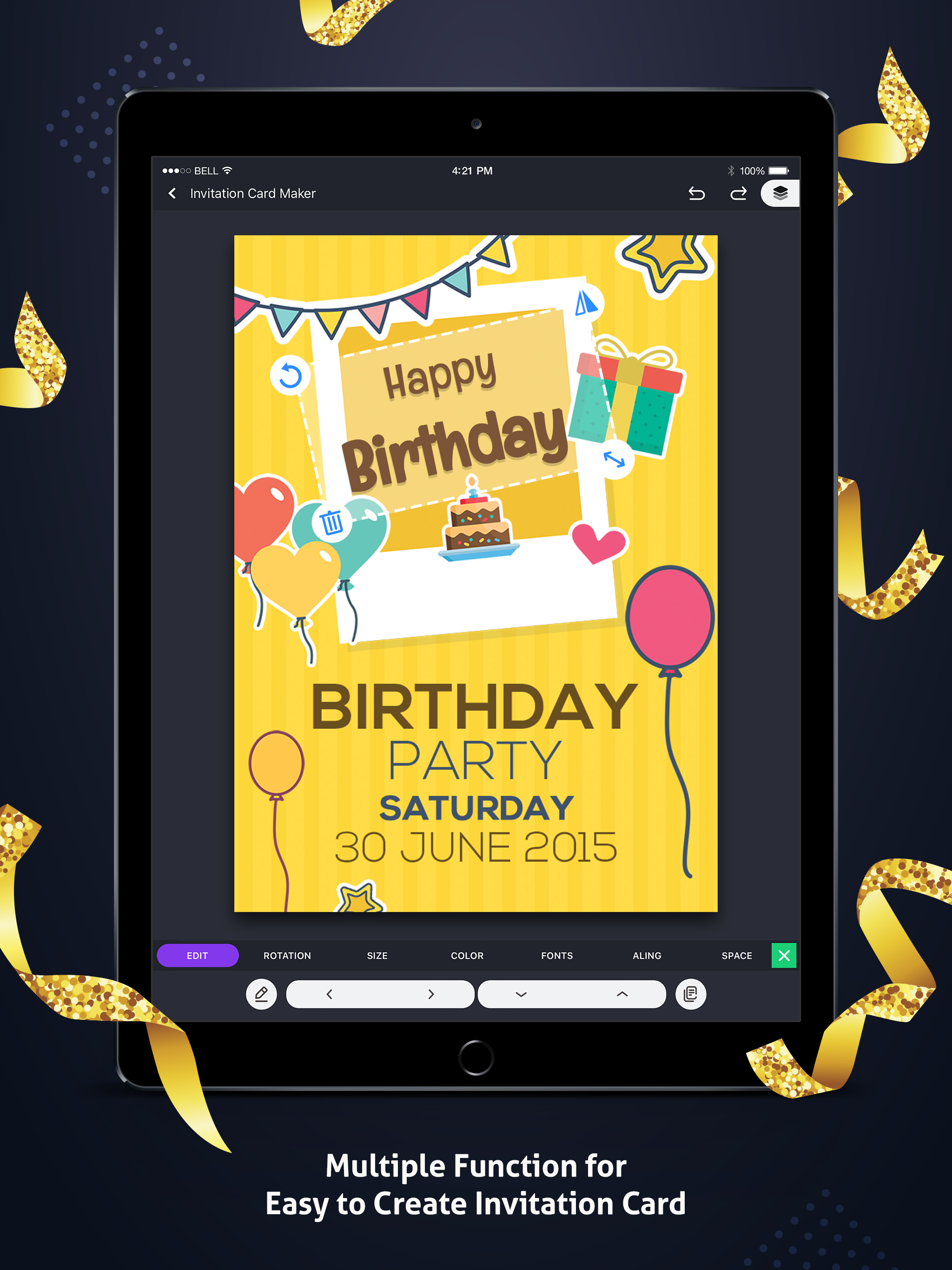 Invitation Card Maker screenshot 7