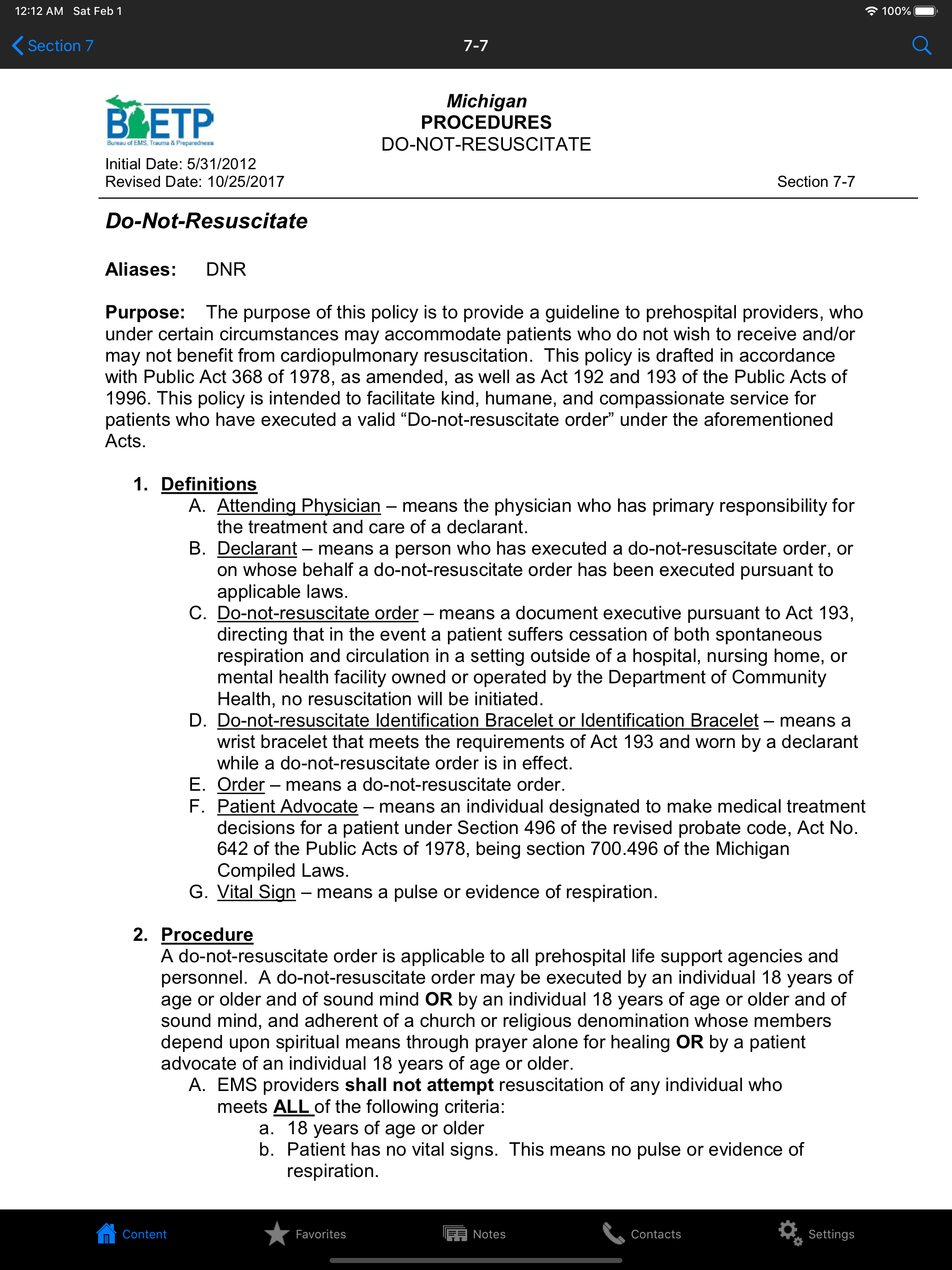 Aspirus MedEvac EMS Protocols screenshot 8