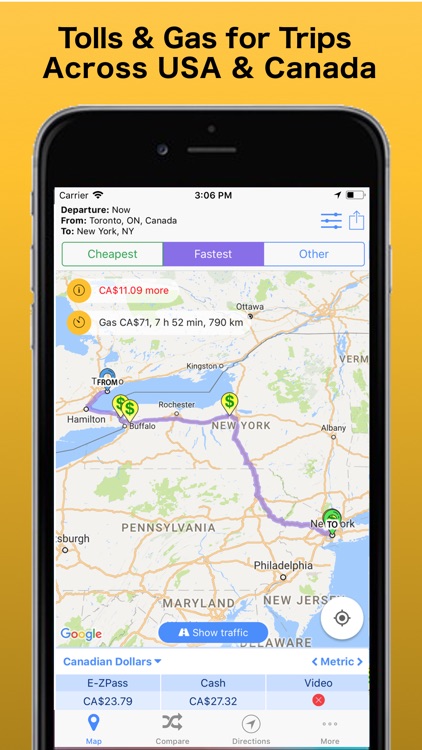 Trip Toll Calculator Tollguru screenshot-6