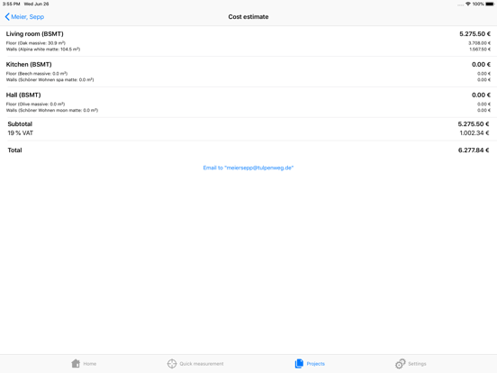 MasterPlan AR iPad screenshot