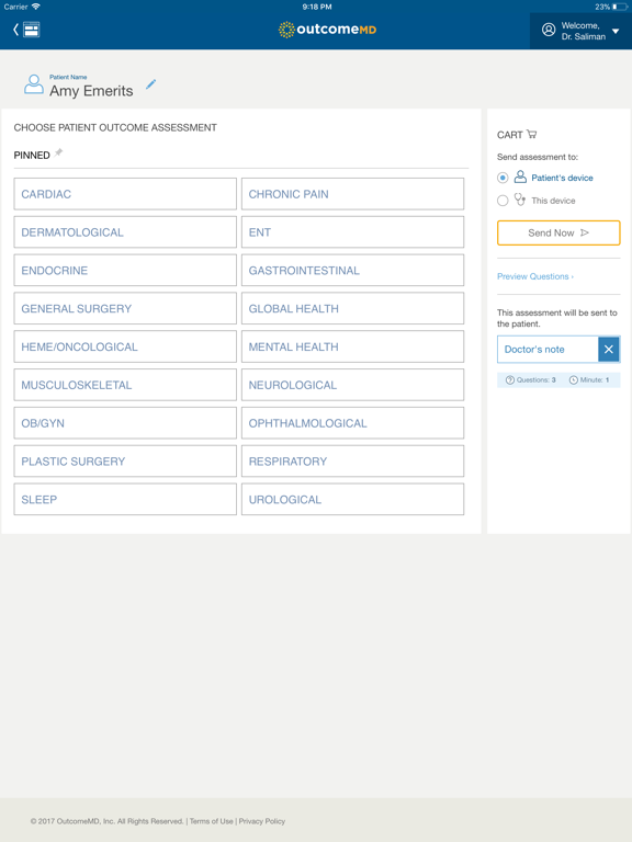 Screenshot #4 pour OutcomeMD