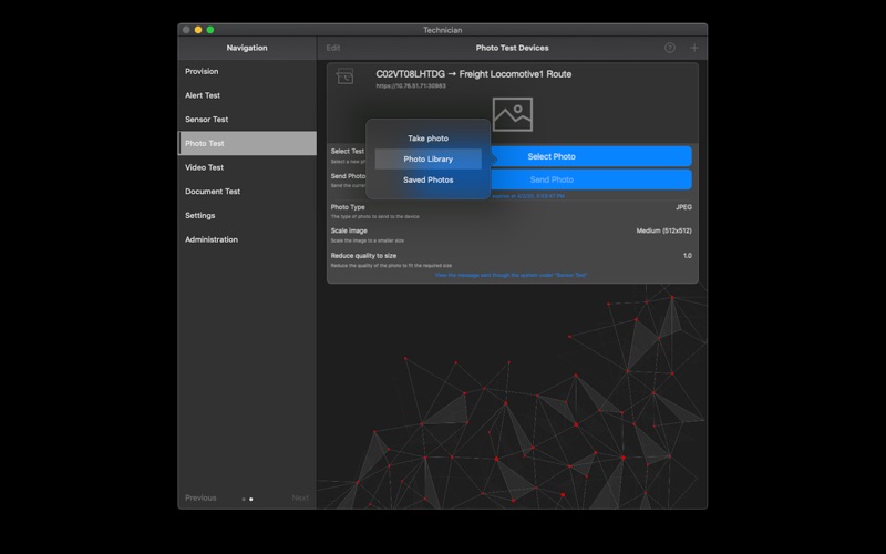 App screenshot