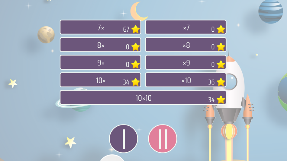 #7. Times Tables 10x10 (iOS) بواسطة: Sergey Malugin