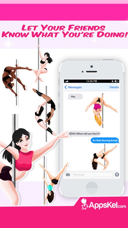 Pole Dancing Stickers Emoji screenshot-3