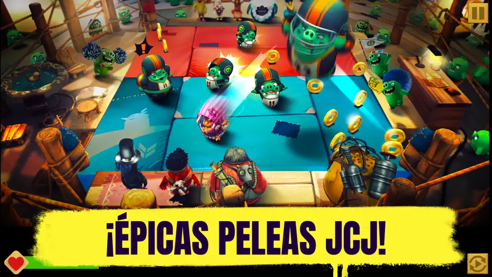 Captura de pantalla de Angry Birds Evolution en iPhone 4