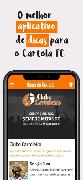 Game screenshot Dicas da Rodada Cartola FC mod apk