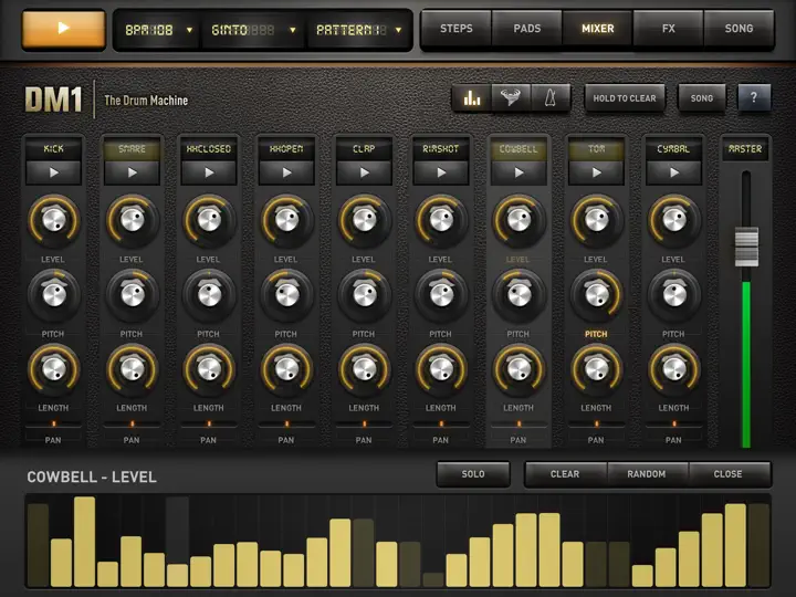 Скриншот DM1 - The Drum Machine на iPhone 3