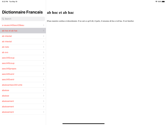 Screenshot #5 pour Dictionnaire Français