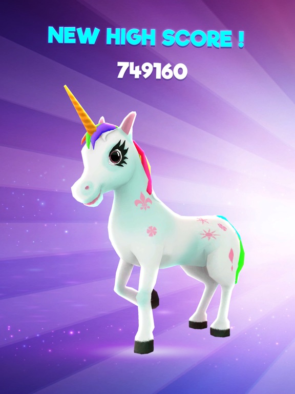 Unicorn Runner 2020- Pony Run iPad screenshot 4 - Games app