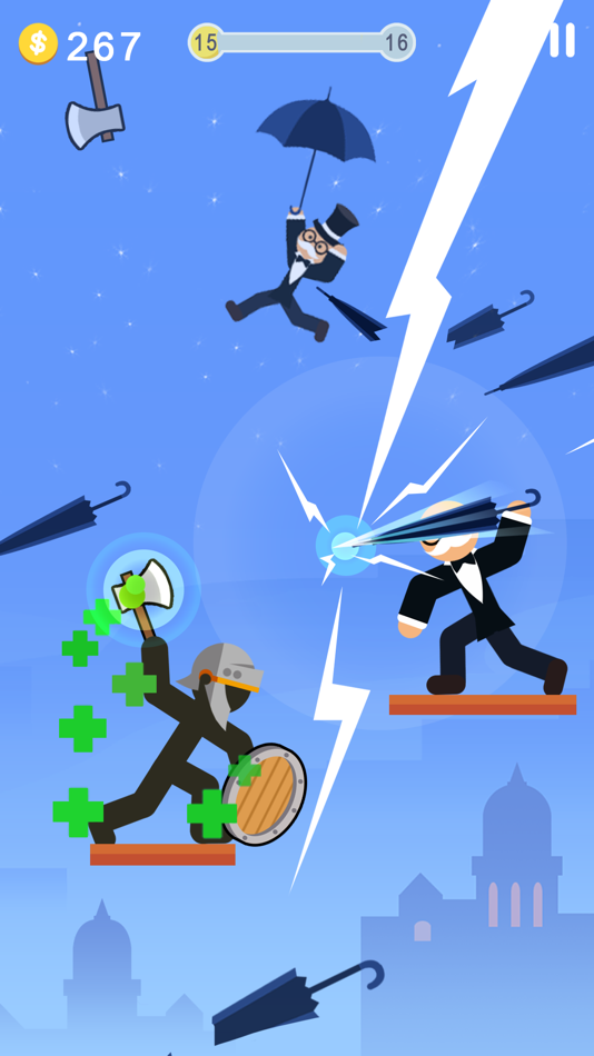 #2. The Warrior - Top Stickman (iOS) By: Lion Studios