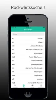 kennzeichen-finder mit karte iphone screenshot 3