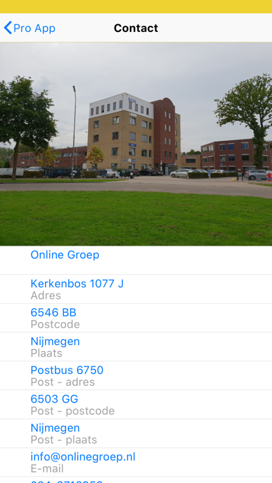 Online Pro App Screenshot