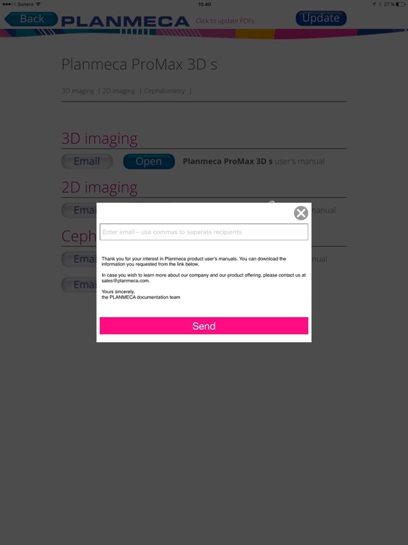 Screenshot #6 pour Planmeca Manual Kit