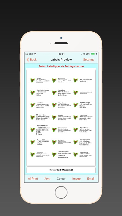 Address Labels for CardLists screenshot-7