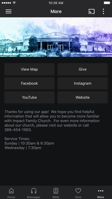 Impact Family Church Screenshot