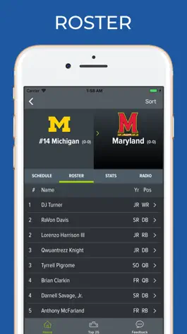 Game screenshot Maryland Football Schedules hack