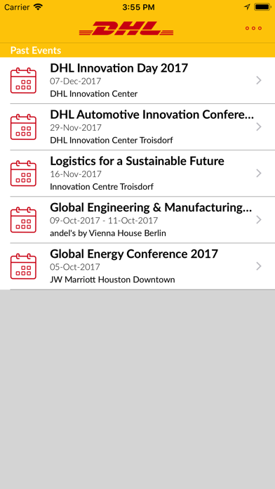 How to cancel & delete DHL EVENTS from iphone & ipad 2