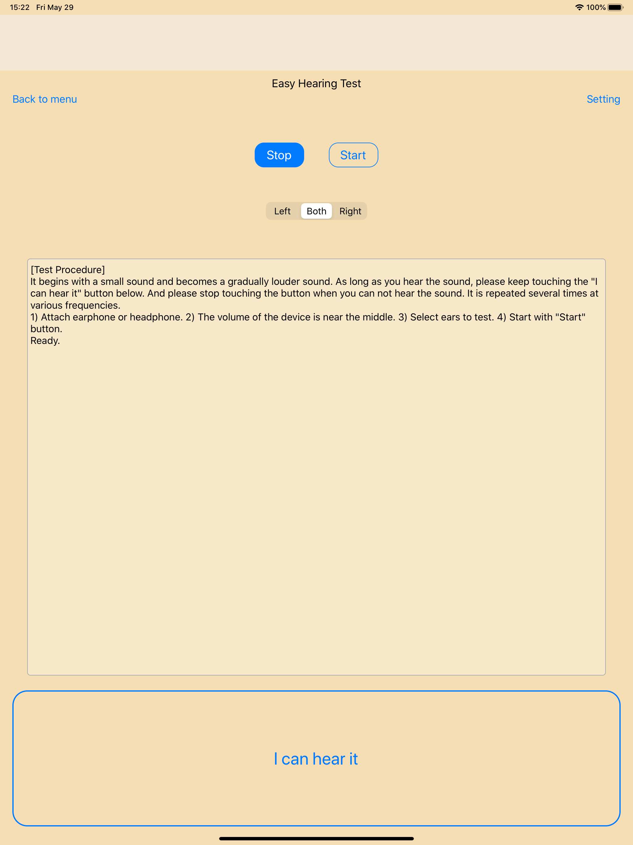 Easy Hearing Test screenshot 6