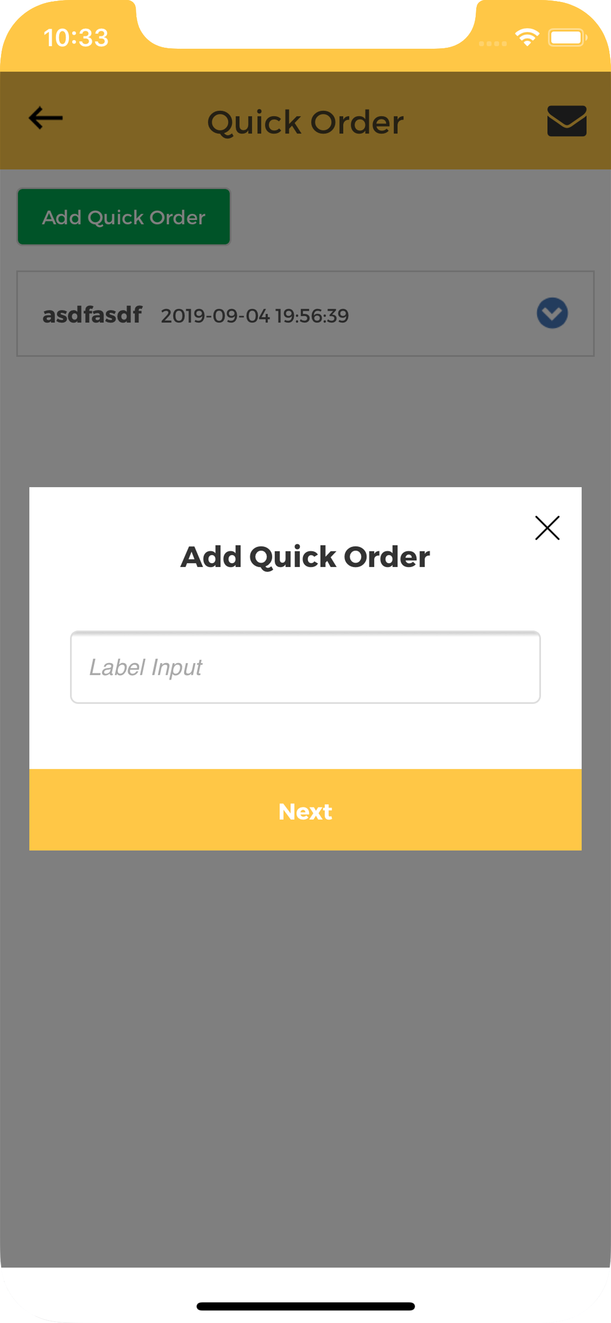 ONEzoo Ordering App