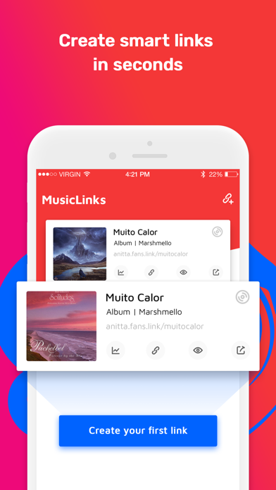 Screenshot #1 pour MusicLink - Promote Your Music