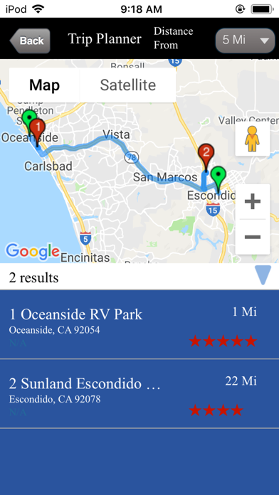 Screenshot #2 pour IDC Trip Planner