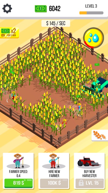 Harvester idle : cut the weed screenshot-4