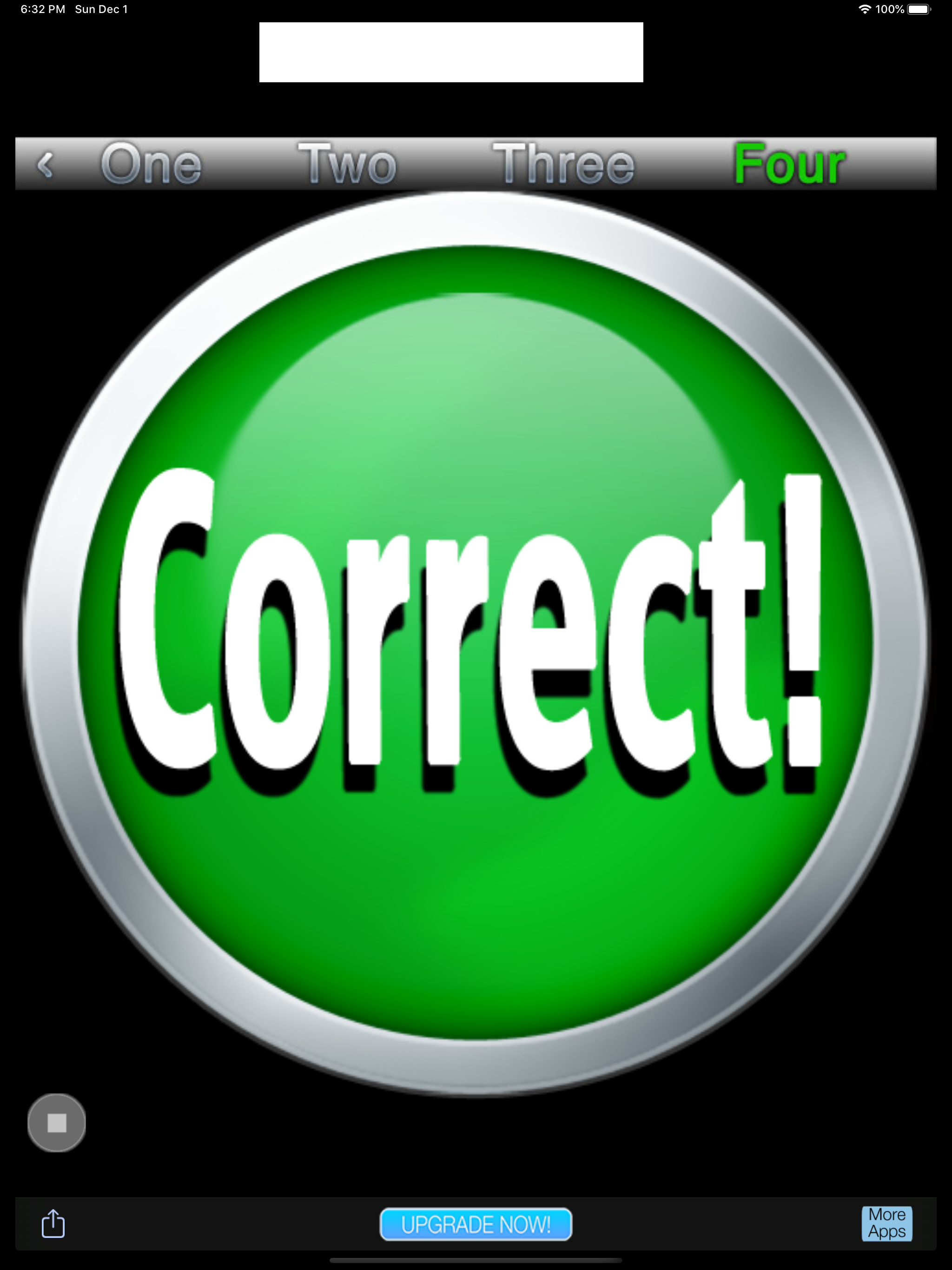 Correct Button