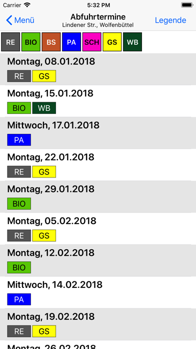 Abfallwirtschaft Wolfenbüttel Screenshot